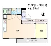 クロノス大濠の間取り画像