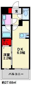 ツインズ大橋A館の間取り画像