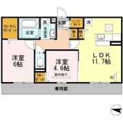 D-room大濠の間取り画像