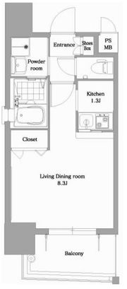 エンクレストwith天神東の間取り画像