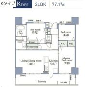 ラクレイス香椎照葉の間取り画像