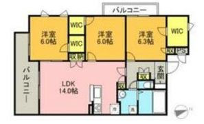 Raffina大濠の間取り画像