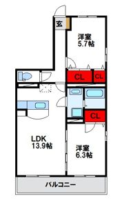 ネオスクエアの間取り画像
