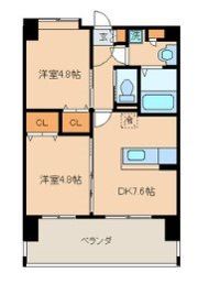 クリムゾン吉塚の間取り画像