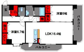 ヴィンチトーレ博多の間取り画像