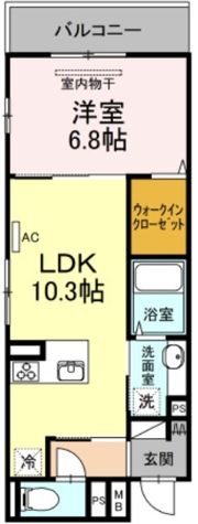 サリオス香椎駅前の間取り画像