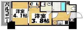 グランフォーレ桜坂ステーションプラザの間取り画像