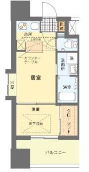 エステート・モア・天神の間取り画像