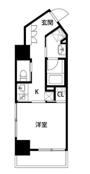 THE天神シティの間取り画像