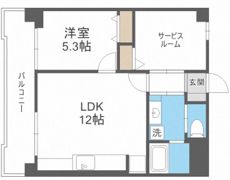 ダイアパレス大手門の間取り画像