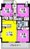 コンフォート東比恵の間取り画像