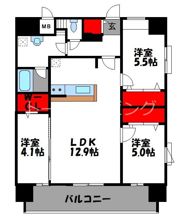 CINQ IWASE BLDの間取り画像