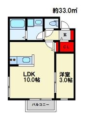 AMP es 春日の間取り画像