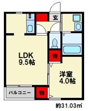 シャモニーみかさ野の間取り画像
