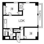 ディーフラット大濠IIの間取り画像