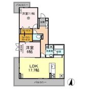 Sinfaria六本松の間取り画像