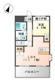 クレストール絆の間取り画像