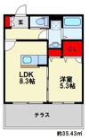 ROCCO山田の間取り画像