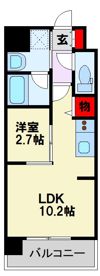 ウェルブライト美野島の間取り画像