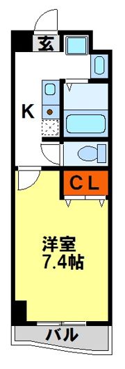 エスティハイム20の間取り画像