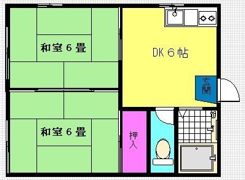タウニー二日市の間取り画像