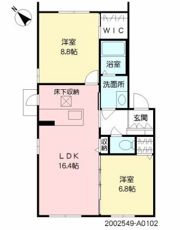 グランベレオ清水の間取り画像