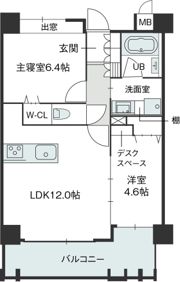 ラフィーネ鳥飼の間取り画像