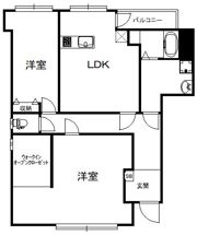 マイコーポ愛宕の間取り画像
