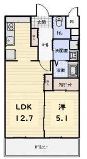 クレオン七隈の間取り画像