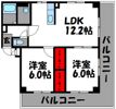 リバティベル箱崎の間取り画像