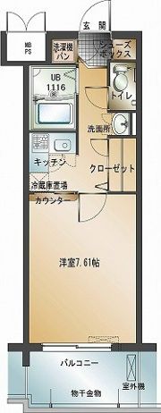 エンクレスト天神IIの間取り画像