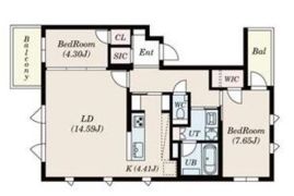 S-RESIDENCE平尾WESTの間取り画像