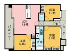 ウェルリバービュー天神の間取り画像