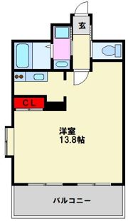 アソシアグロッツォ日赤通りの間取り画像