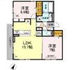 レイワパレス西新の間取り画像