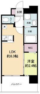 ヴィラージュ県庁前参番館の間取り画像