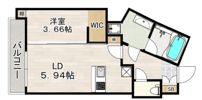 C CHARMANT HAKATAの間取り画像