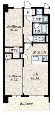 S-RESIDENCE博多駅南affordの間取り画像