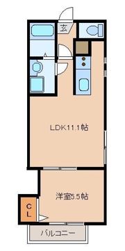 リテラ箱崎南Iの間取り画像