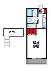 ルート門松駅II Bの間取り画像
