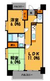マジェスティ平尾の間取り画像