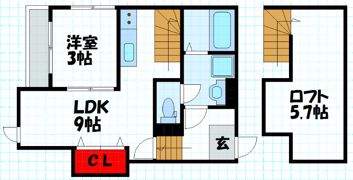 グランメゾン福間の間取り画像
