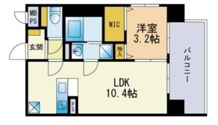 FERIO博多駅南の間取り画像