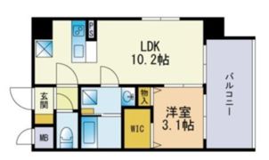 FERIO博多駅南の間取り画像
