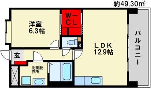 カーサコスモスの間取り画像