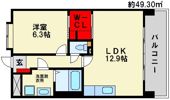 カーサコスモスの間取り画像