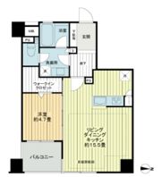 ライオンズ赤坂セントマークスの間取り画像