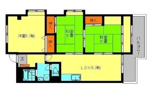 ユアーズマンション21の間取り画像