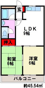 エイトハウス Bの間取り画像