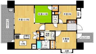 第8ケイコーマンション駅南の間取り画像